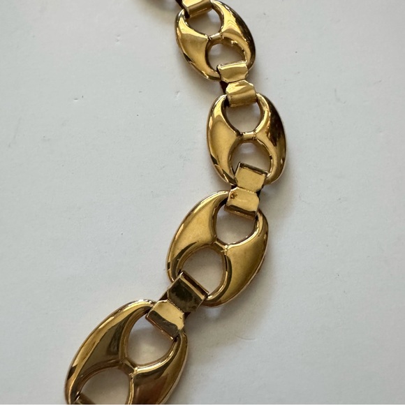 Vintage Etienne Aigner Gold Plated Chain Belt - Picture 3 of 3